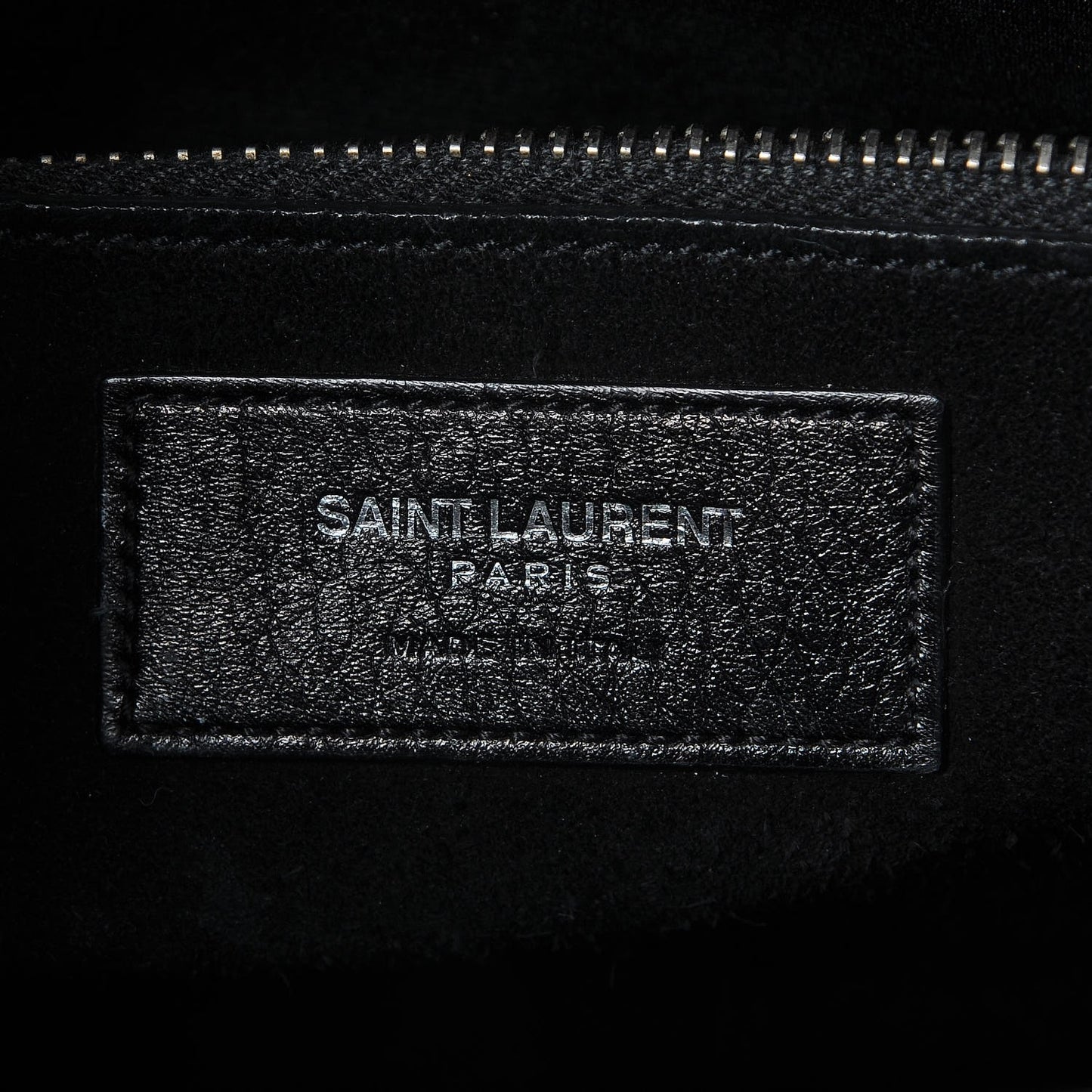 Python Calfskin Embossed Small Sac de Jour Black