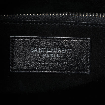 Saint Laurent Python Calfskin Embossed Small Sac de Jour Black 7 of 12