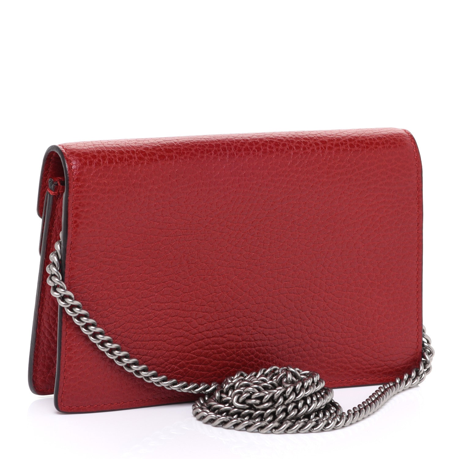Gucci Calfskin Super Mini Dionysus Shoulder Bag Hibiscus Red 3 of 6