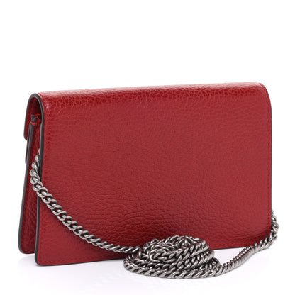 Gucci Calfskin Super Mini Dionysus Shoulder Bag Hibiscus Red 3 of 6