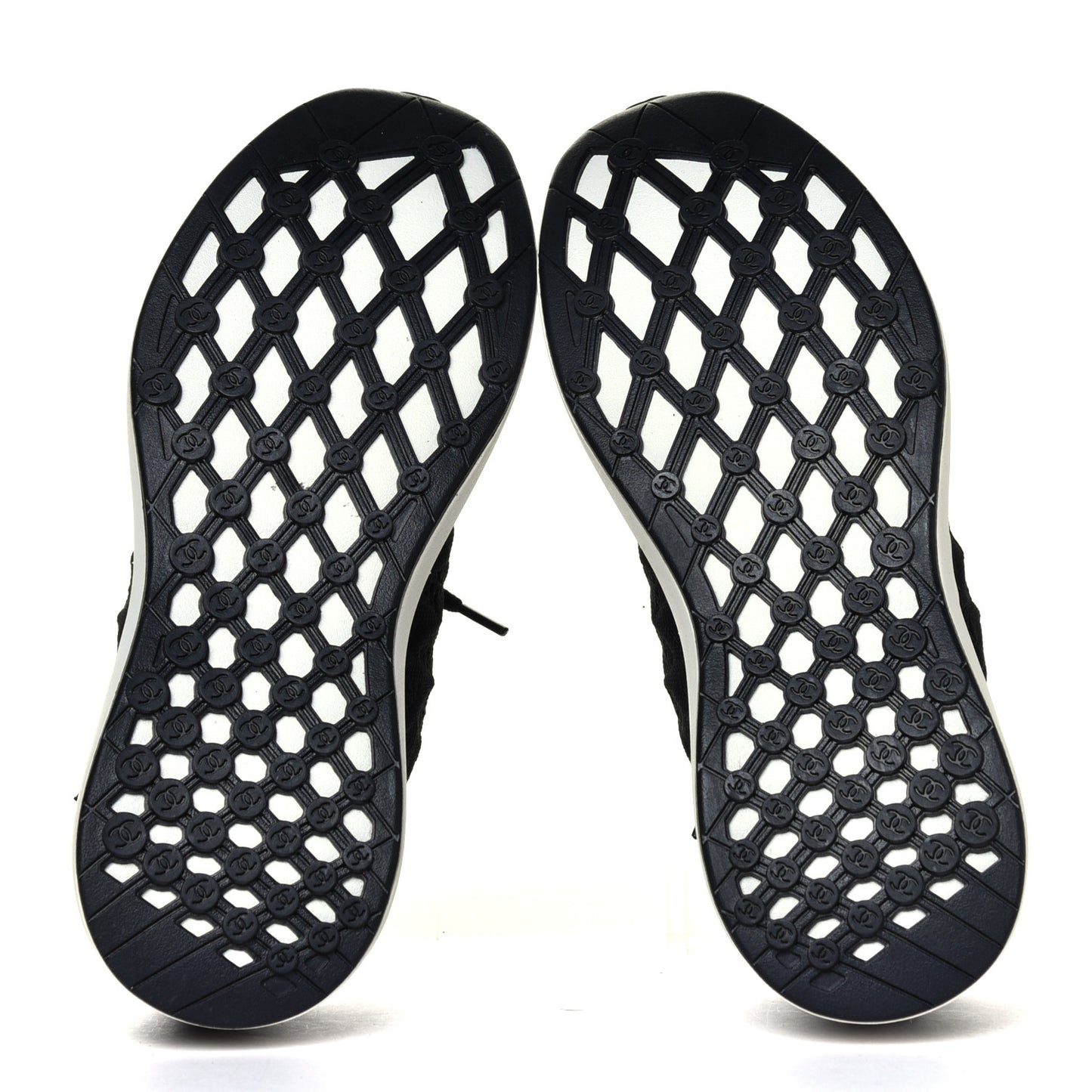 Fabric Logo Sneakers 36.5 Black