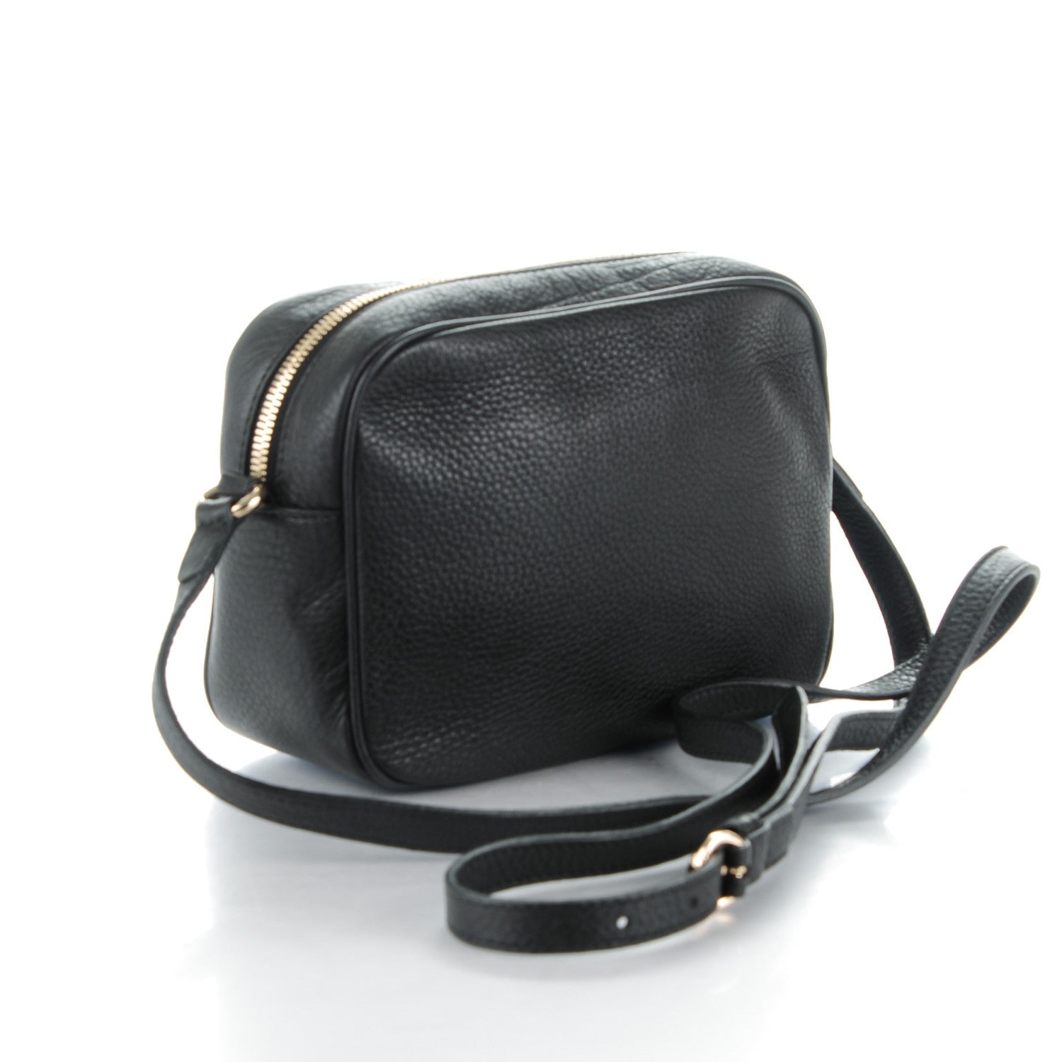 Gucci Pebbled Calfskin Small Soho Disco Bag Black 3 of 7
