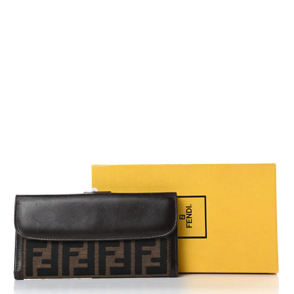 Fendi Zucca Continental Wallet Tobacco 11 of 11