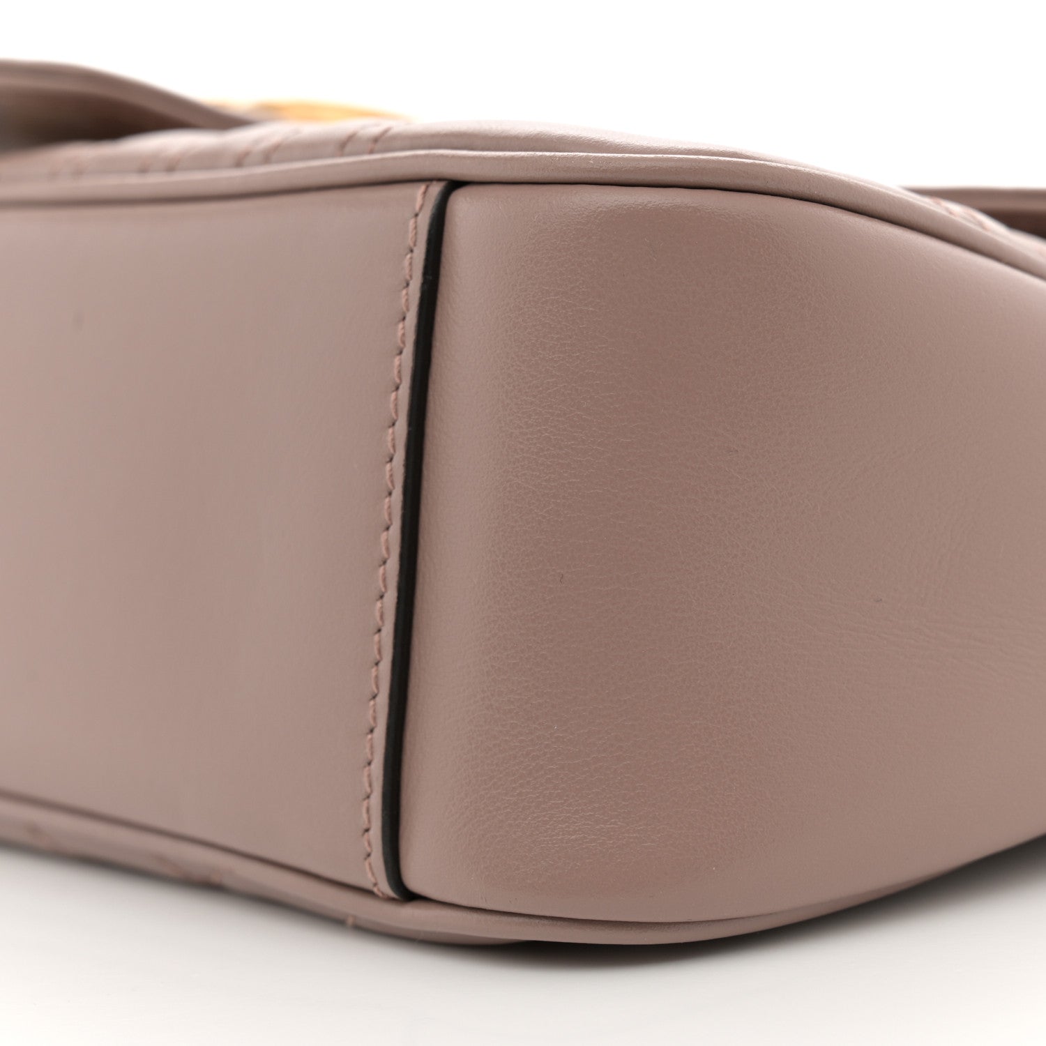 Gucci Calfskin Matelasse Small GG Marmont Shoulder Bag Porcelain Rose 10 of 10