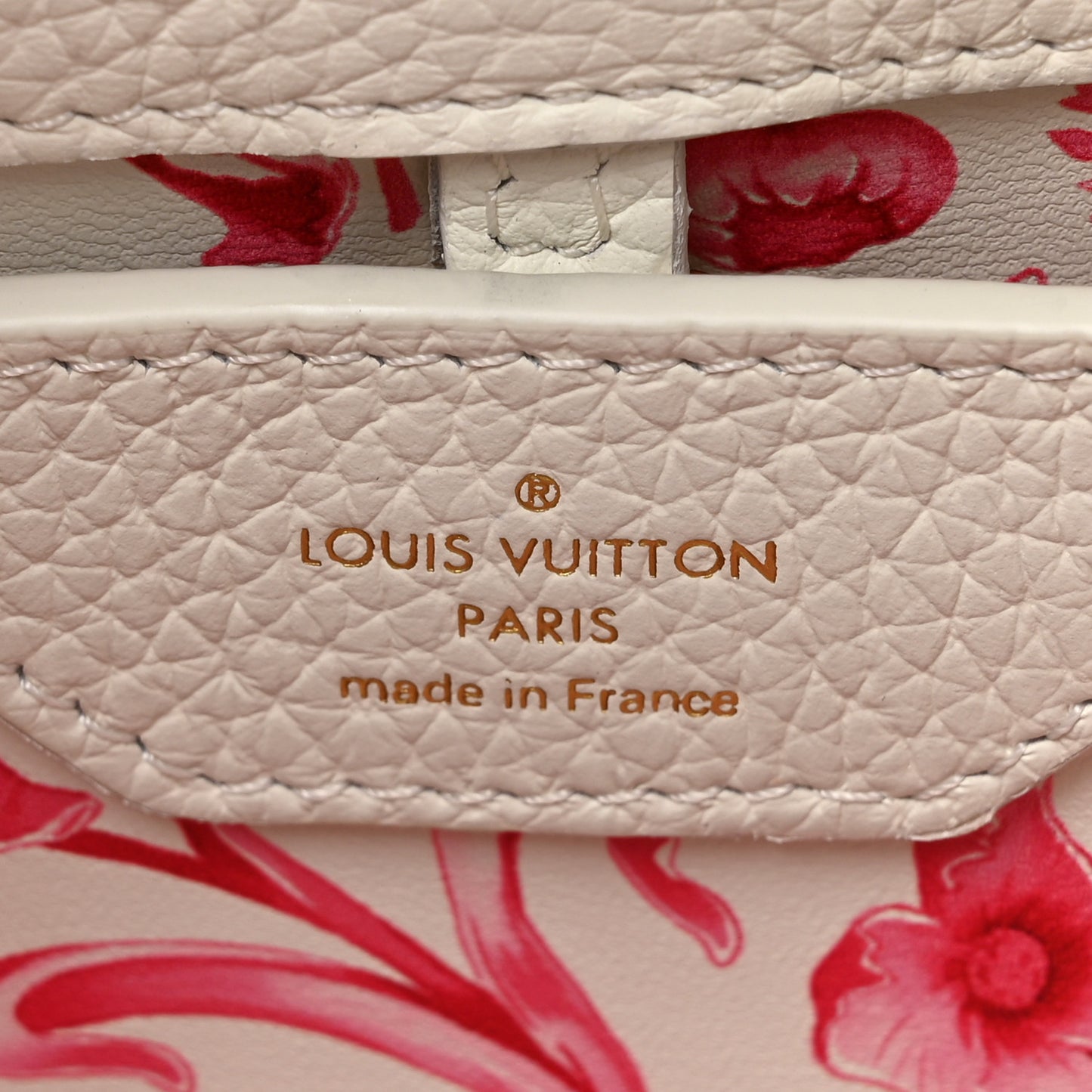 Taurillon Lambskin Calfskin Capucines BB Snow White