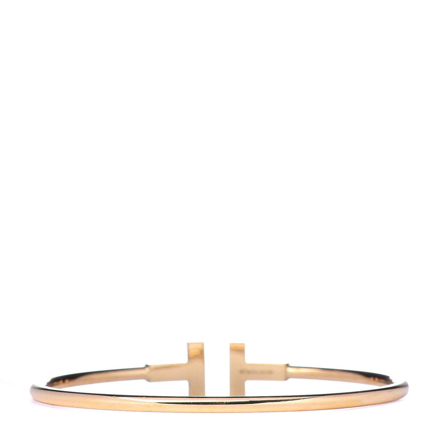 18K Yellow Gold T Wire Bracelet
