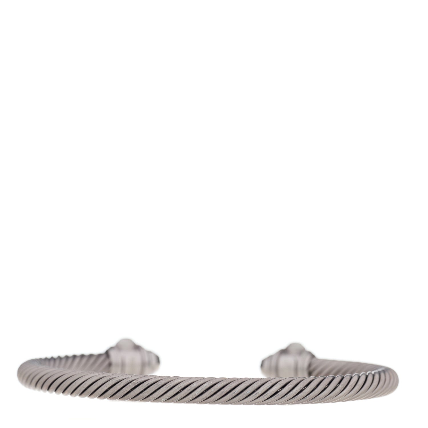 David Yurman Aluminum 5mm Renaissance Bracelet Darkened Silver 2 of 4