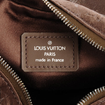 Louis Vuitton Satin Monogram Little Boulogne Taupe 6 of 7