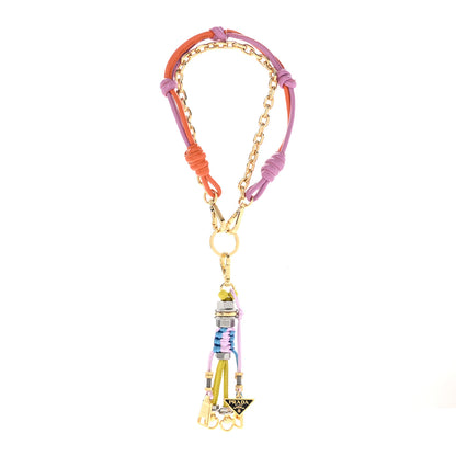 Prada Metal Lambskin Robot Bag Charm Multicolor 1 of 5