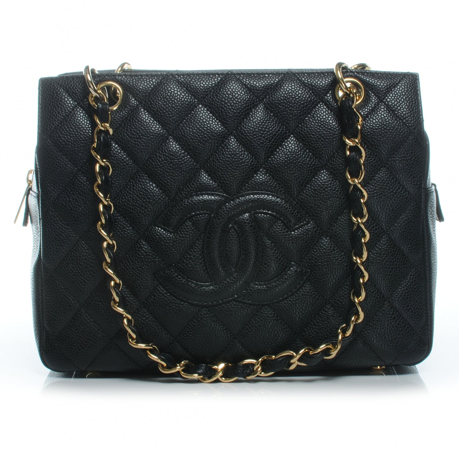 Chanel Caviar Quilted Petit Timeless Tote PTT Black 1 of 7