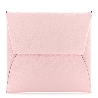 Hermes Chevre Mysore Bastia Coin Purse Rose Darling 1 of 8