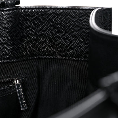 Chanel Caviar Quilted My Everything Large Shopping Tote Black 10 of 12