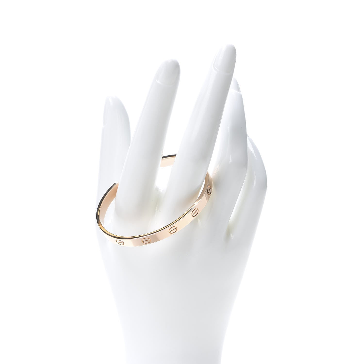 Cartier 18K Pink Gold LOVE Cuff Bracelet 16 2 of 4