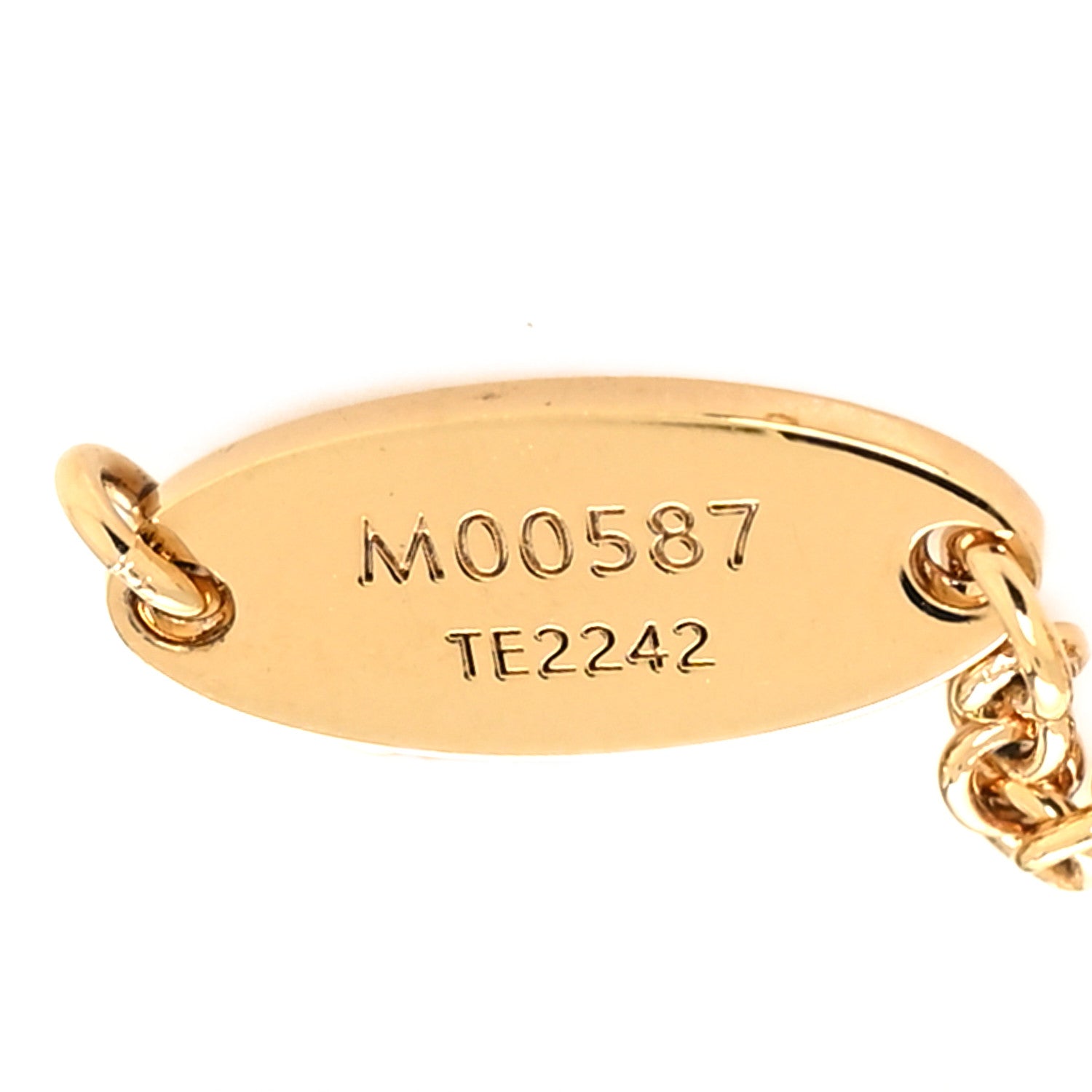 Louis Vuitton Metal Crystal LV Iconic Bracelet Gold 6 of 6