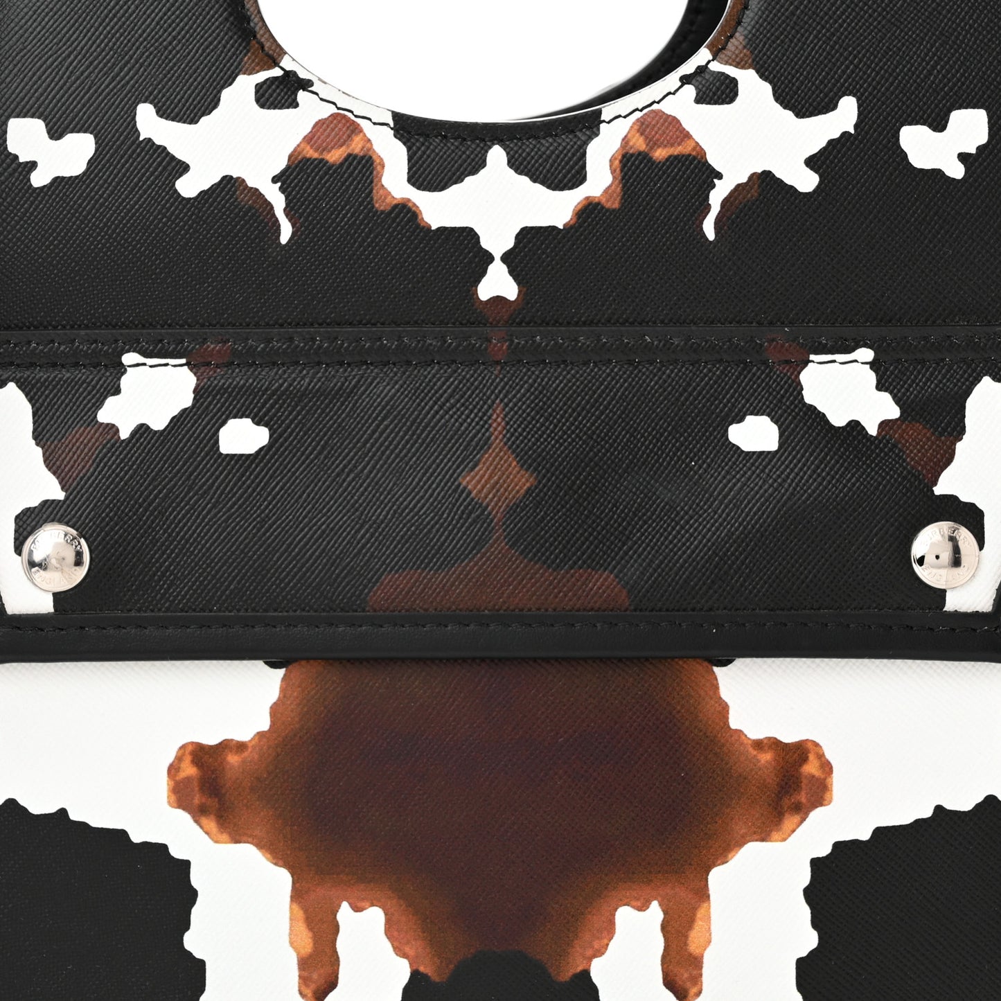 Calfskin Cow Print Mini Pocket Bag Multicolor