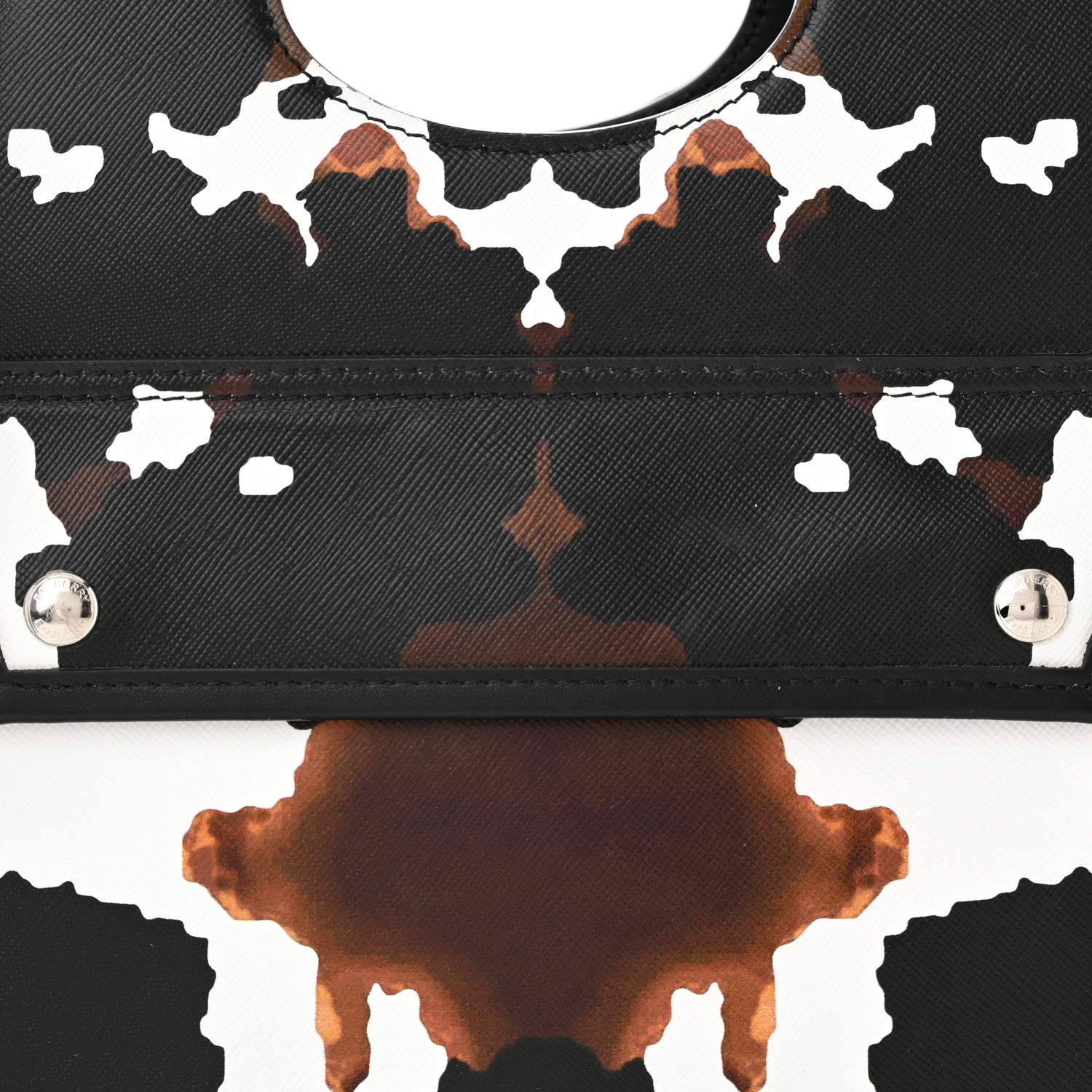 Burberry Calfskin Cow Print Mini Pocket Bag Multicolor 7 of 12