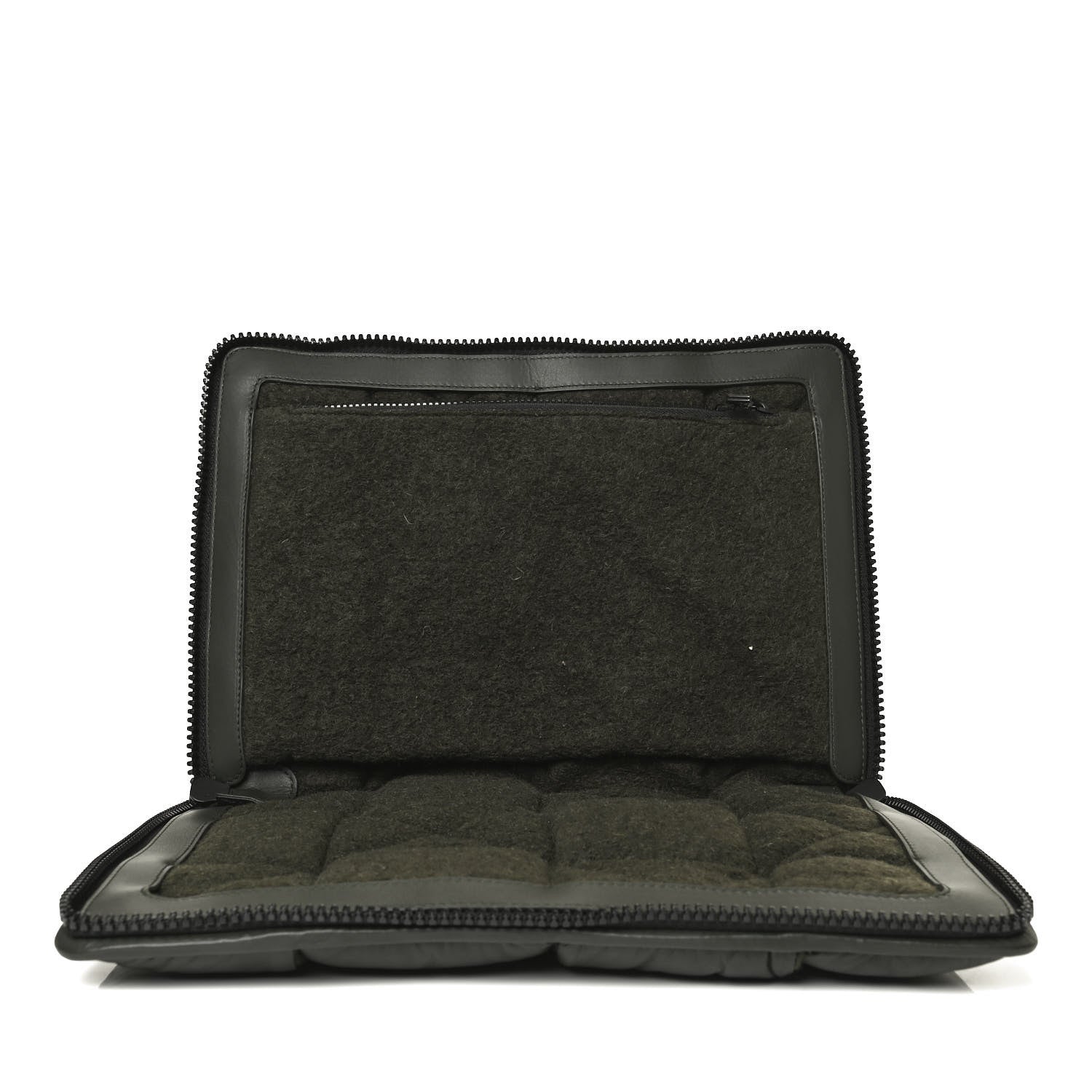 Bottega Veneta Calfskin Maxi Intrecciato Puffy Laptop Pouch Camping 5 of 10