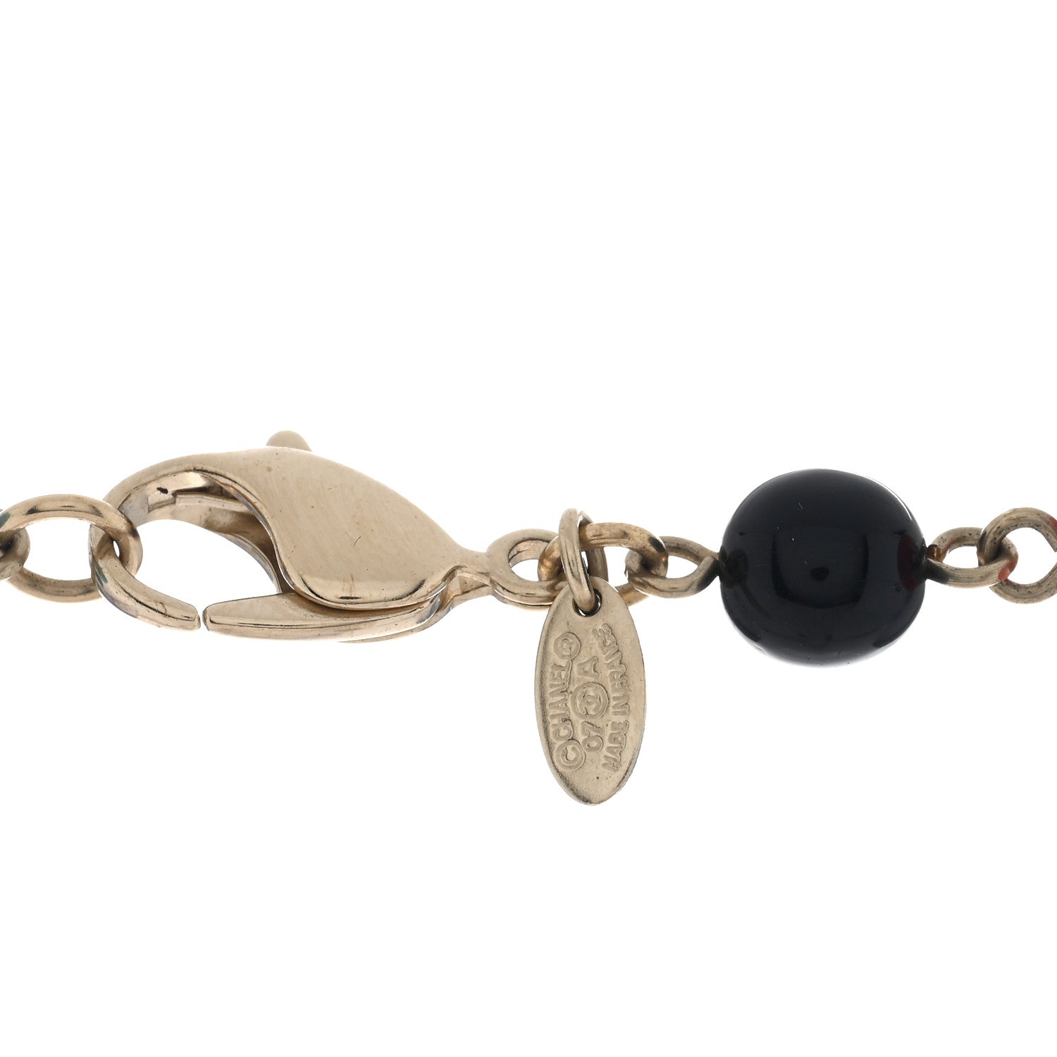 Chanel Beaded Pearl CC Long Strand Necklace Multi 4 of 6