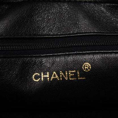Chanel Lambskin Chevron Tassel Camera Case Black 6 of 7