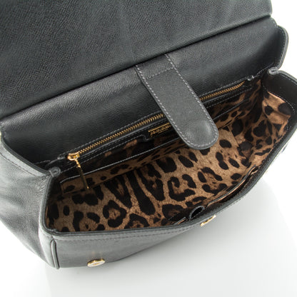 Dolce & Gabbana Dauphine Large Miss Sicily Satchel Black 7 of 9