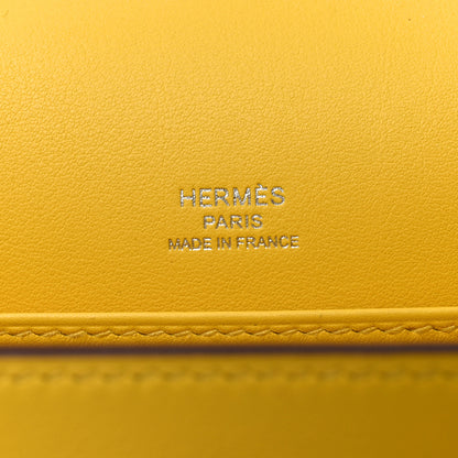 Hermes Swift Mini Sac Roulis Jaune De Naples 6 of 11