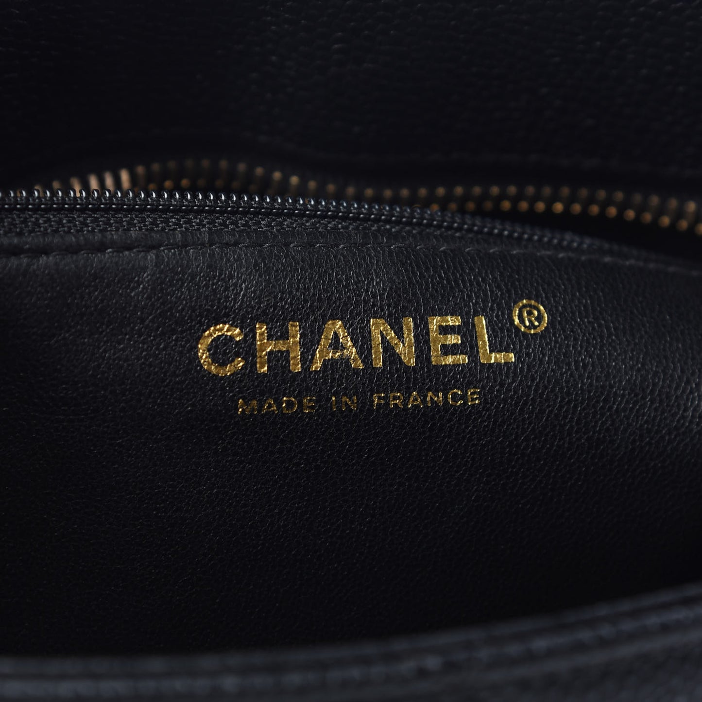 Caviar Quilted Medallion Tote Black