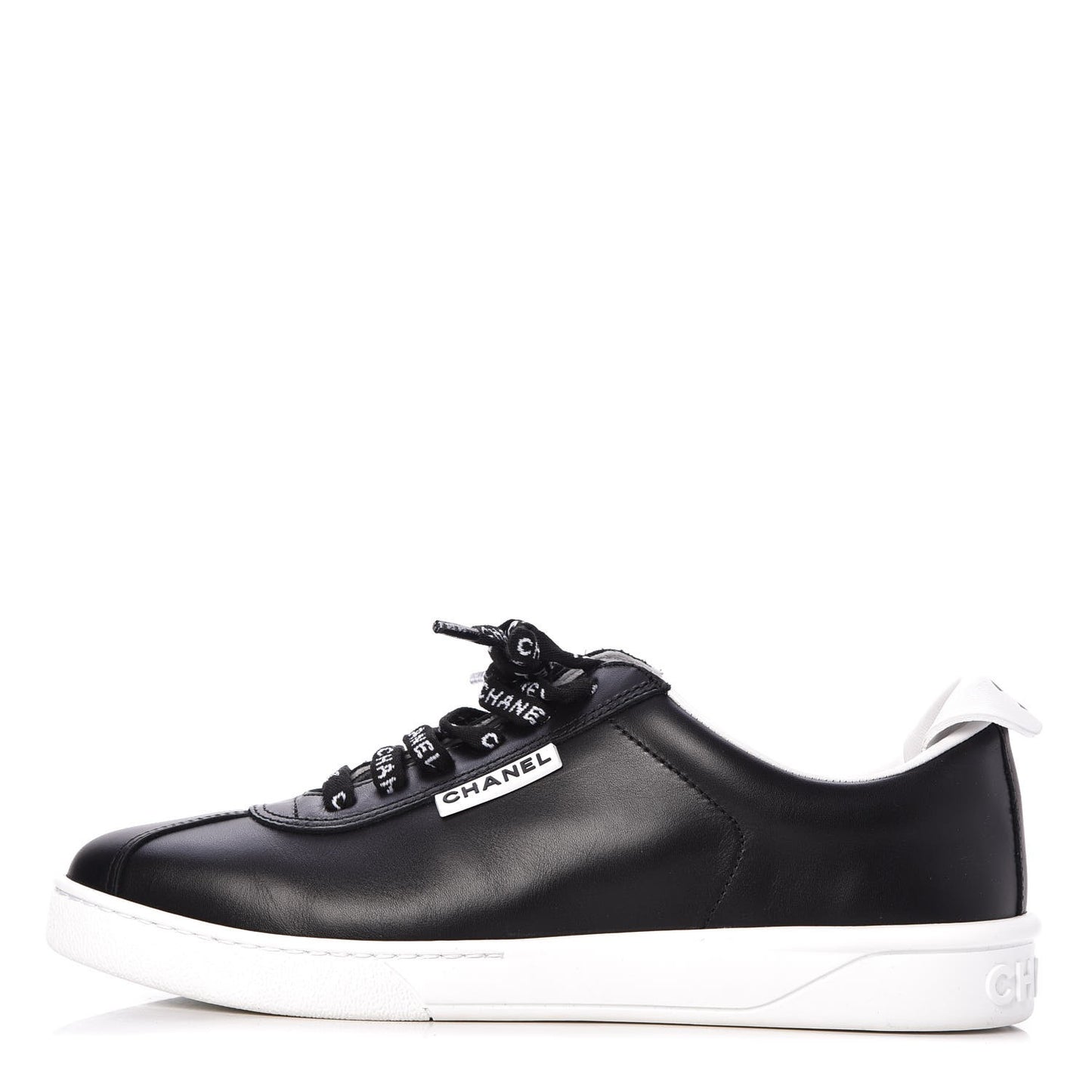 Calfskin CC Sneakers 36.5 Black