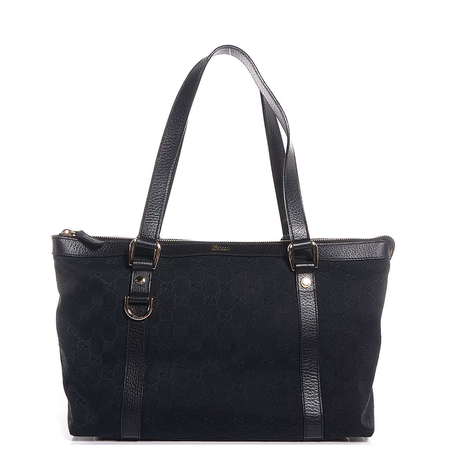 Gucci Monogram Medium Abbey Shoulder Bag Black 1 of 7