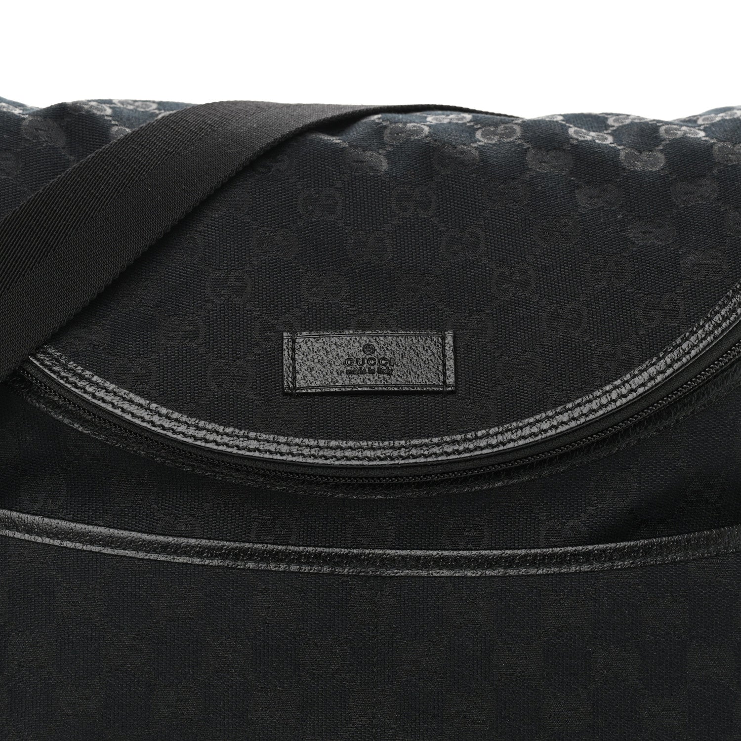 Gucci Monogram Large Diaper Bag Black 9 of 11