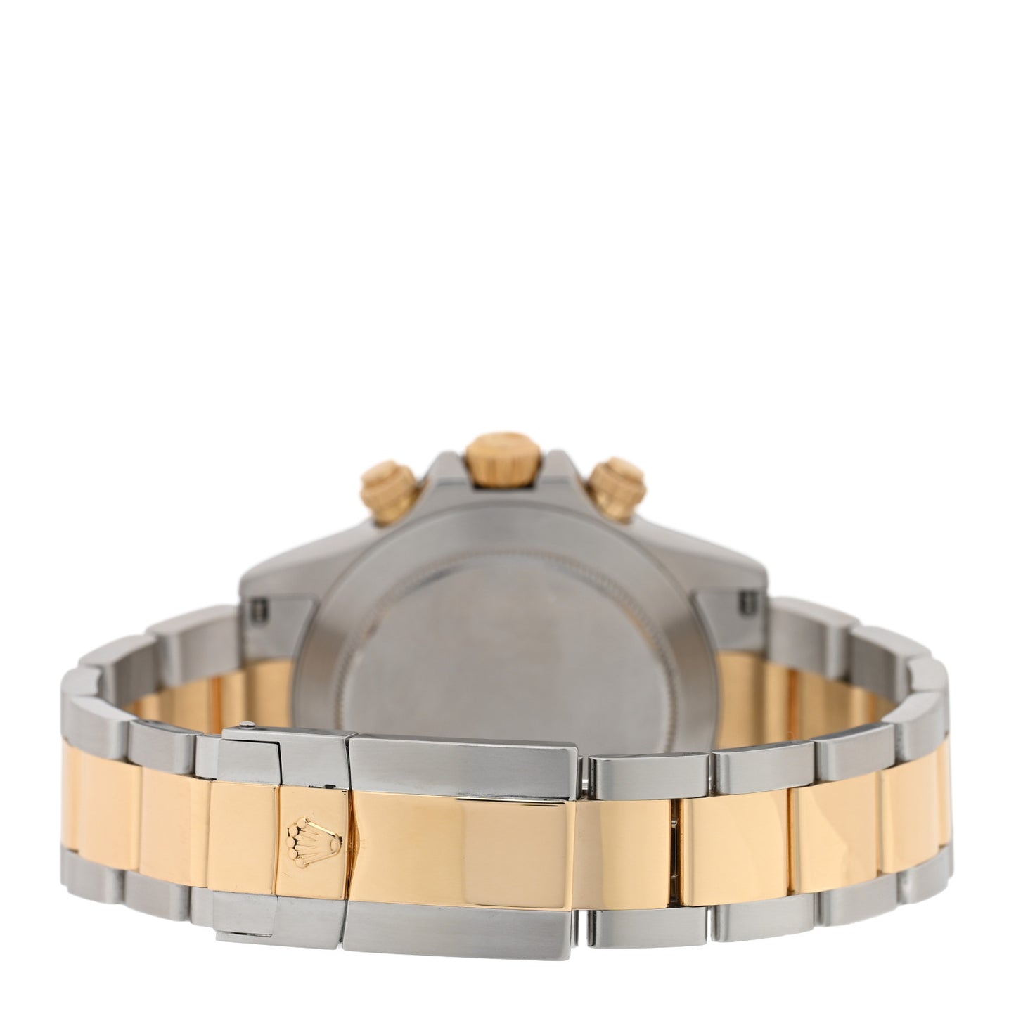 Stainless Steel 18K Yellow Gold 40mm Oyster Perpetual Cosmograph Daytona Watch White 116523