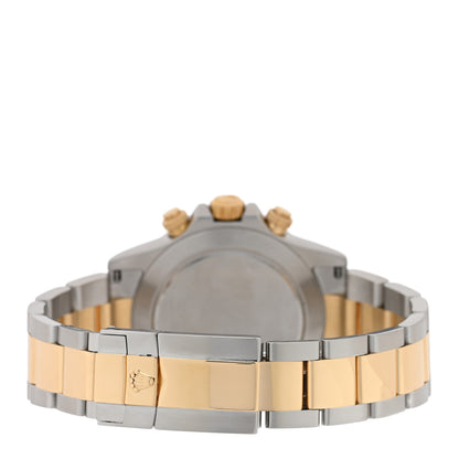 Rolex Stainless Steel 18K Yellow Gold 40mm Oyster Perpetual Cosmograph Daytona Watch White 116523 3 of 5
