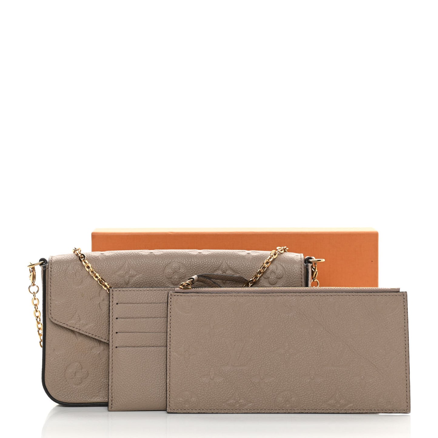 Empreinte Pochette Felicie Chain Wallet Tourterelle