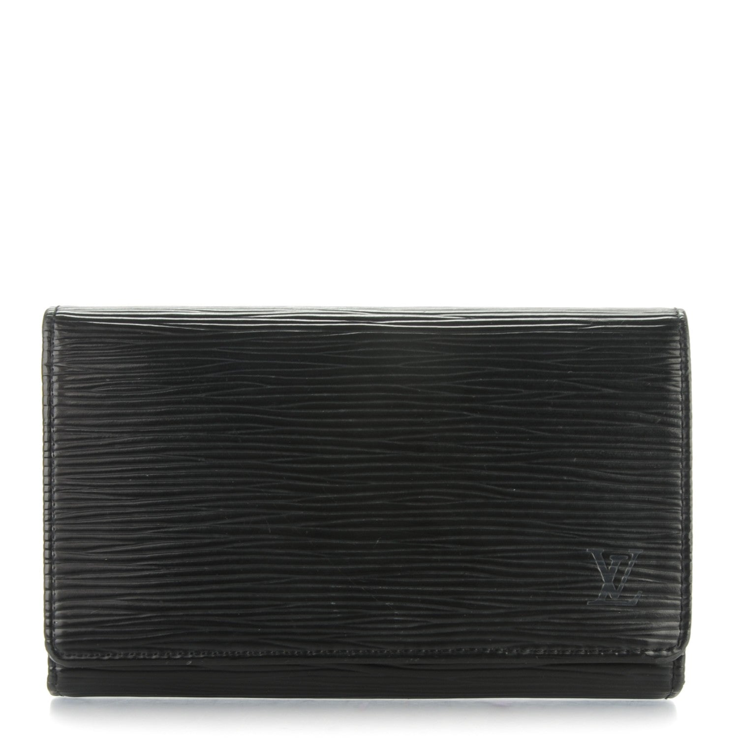 Louis Vuitton Epi Porte-Monnaie Billets Tresor Wallet Black 1 of 8
