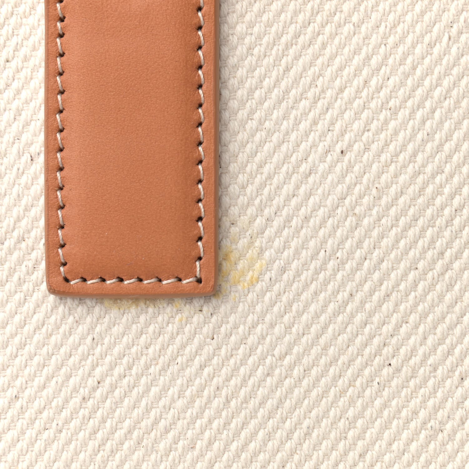 Celine Canvas Calfskin Horizontal Cabas Natural Tan 12 of 12