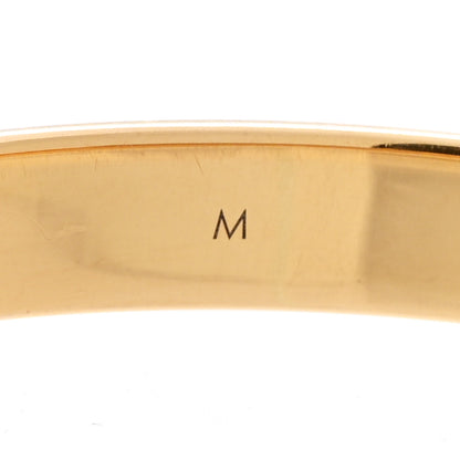 Louis Vuitton Brass Monogram Nanogram Cuff M Gold 5 of 6