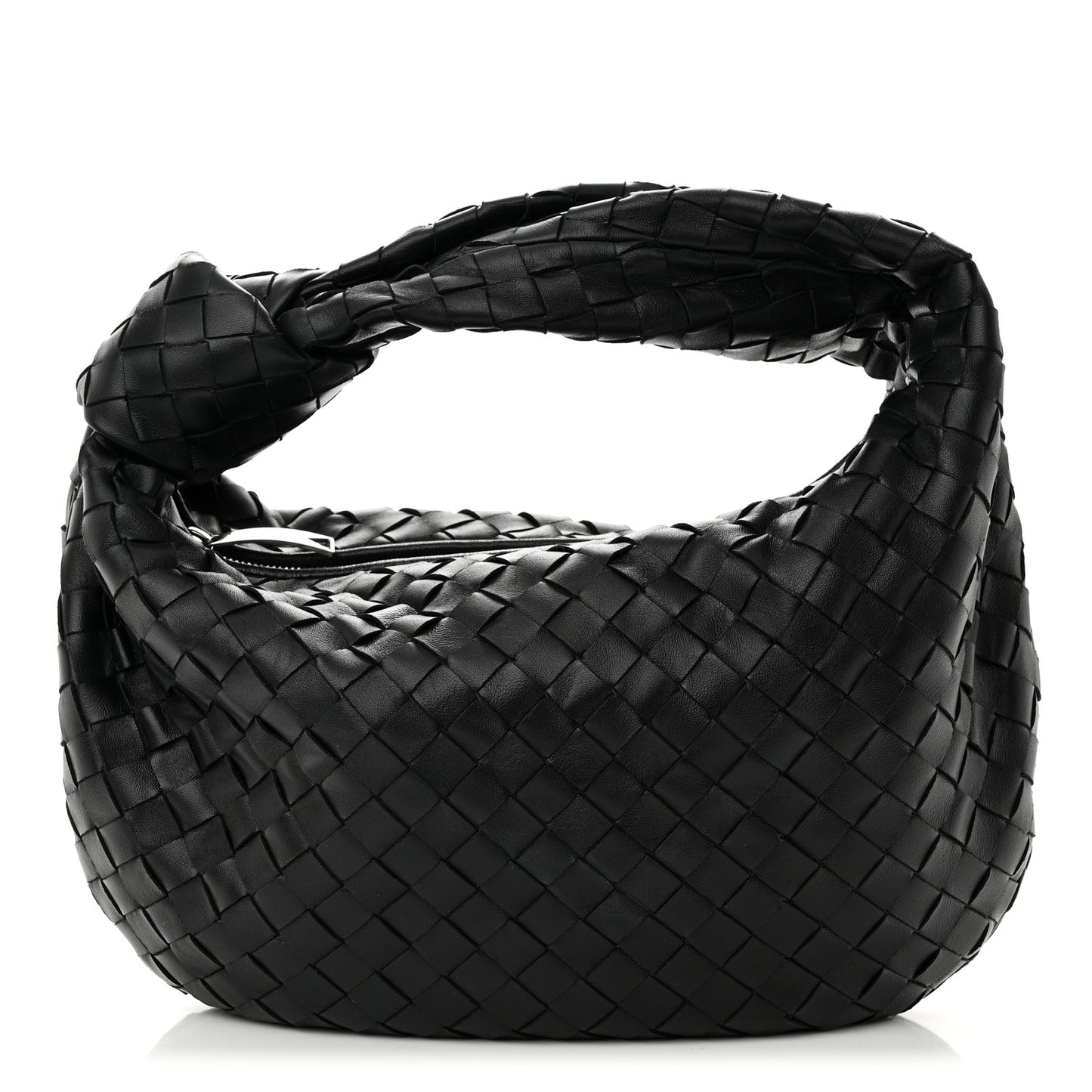 Nappa Intrecciato Teen Jodie Hobo Black