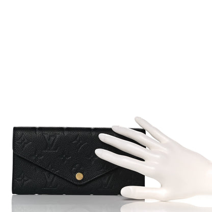 Louis Vuitton Empreinte Josephine Wallet Black 3 of 10