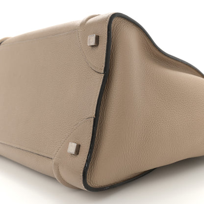 Celine Drummed Calfskin Mini Luggage Dune 9 of 17