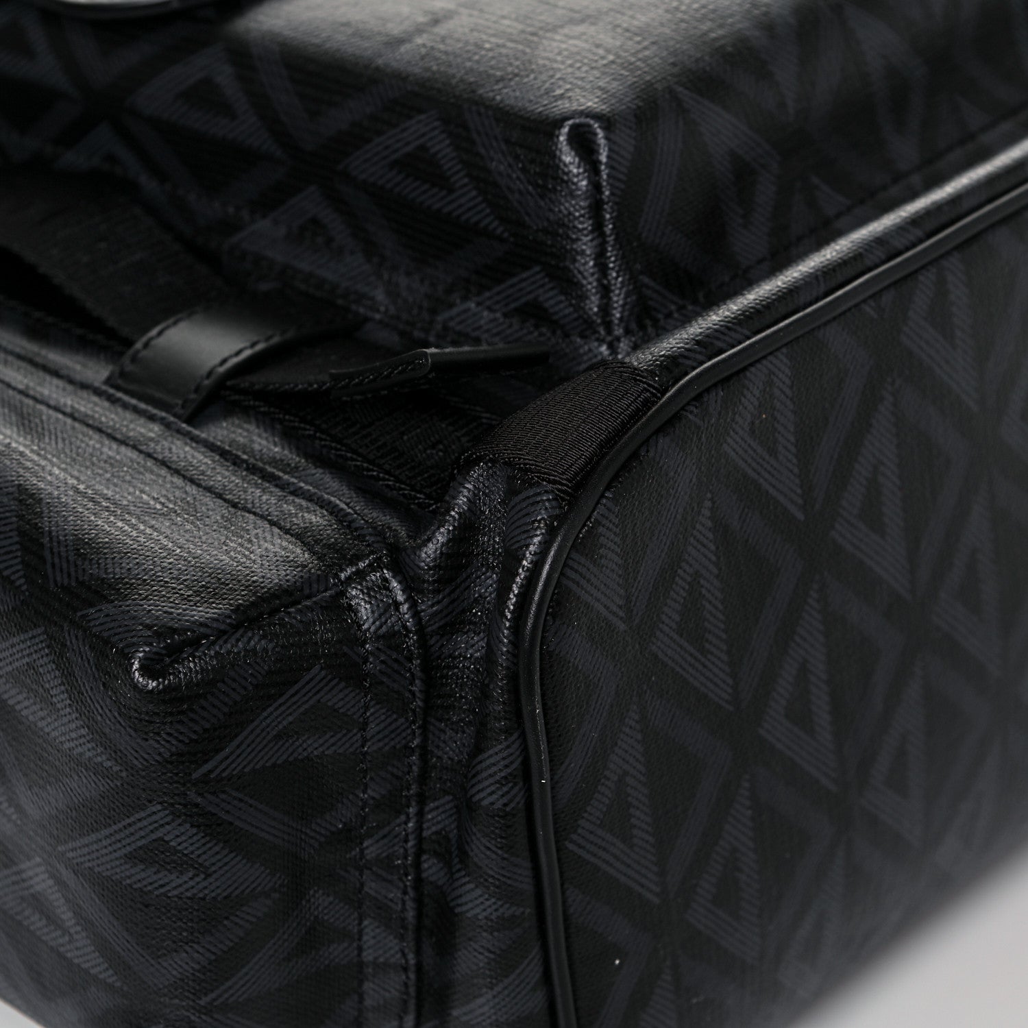 Christian Dior Canvas CD Diamond Hit The Road Backpack Black 8 of 11