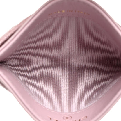 Chanel Caviar Quilted Card Holder Light Pink 5 of 8