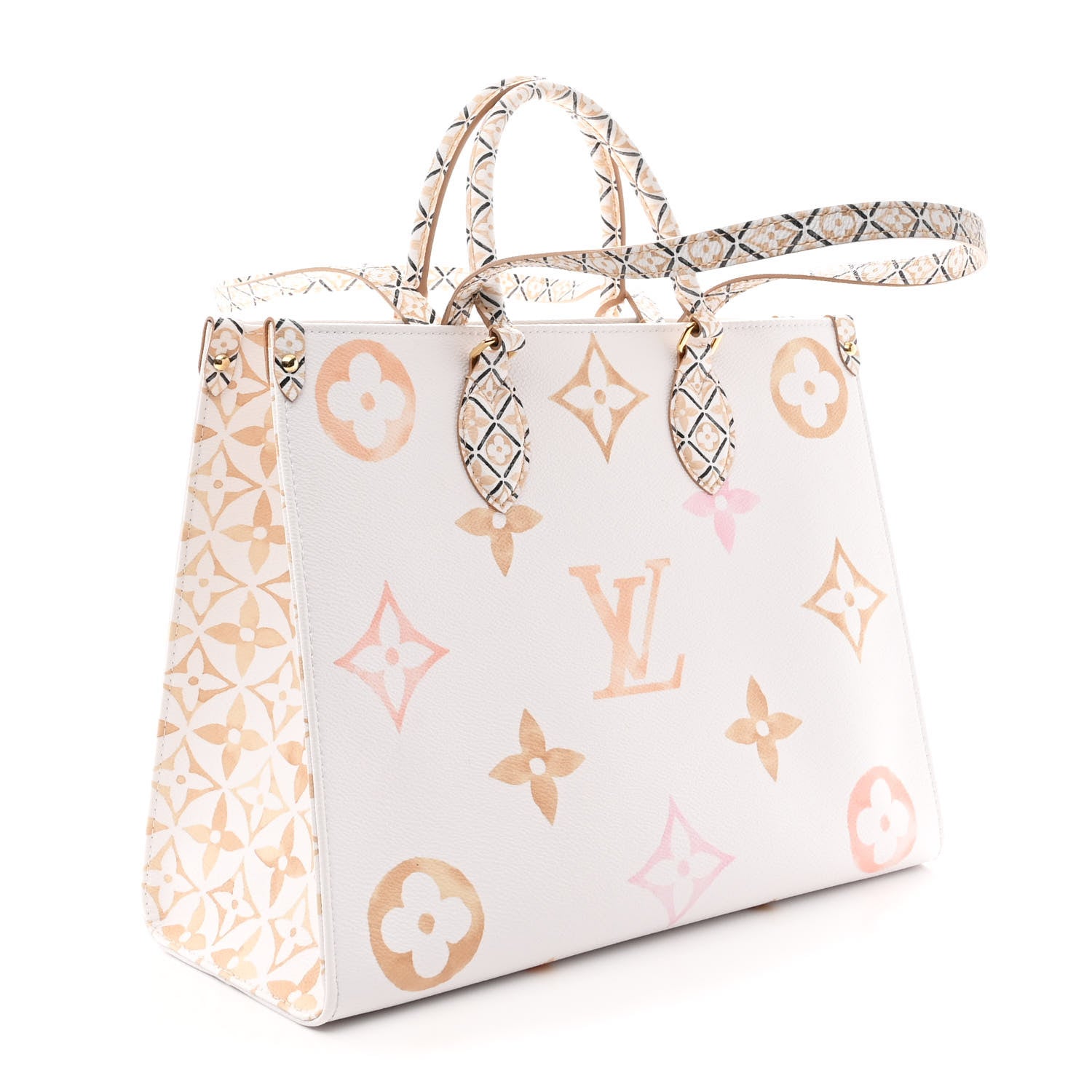 Louis Vuitton Monogram Giant By The Pool 2.0 Onthego MM Beige 3 of 12