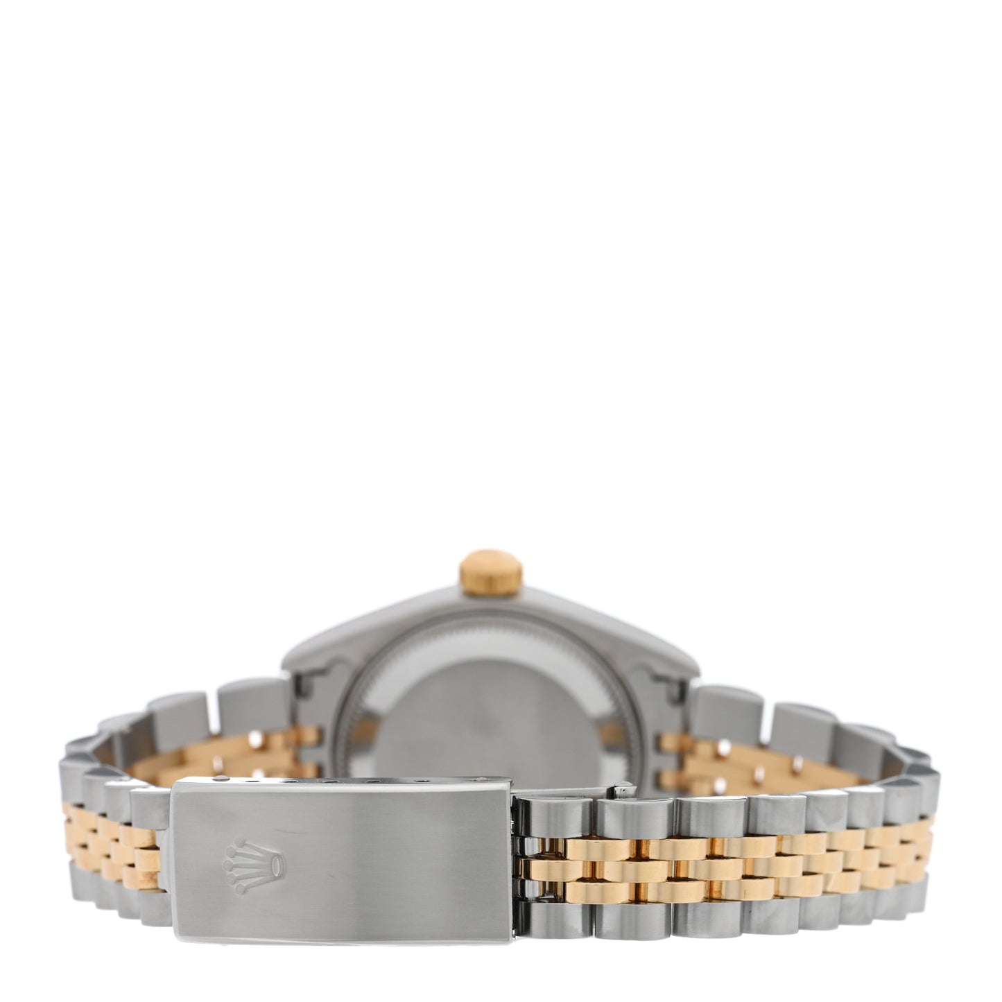 Stainless Steel 18K Yellow Gold Diamond 26mm Oyster Perpetual Datejust Watch Champagne 79173