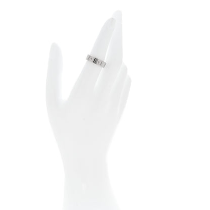 Cartier 18K White Gold 5.5mm LOVE Ring 52 6 2 of 4