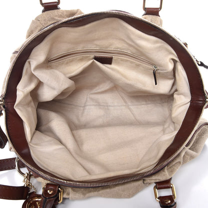 Gucci Monogram Cabinato Medium Sukey Boston Brown 5 of 7
