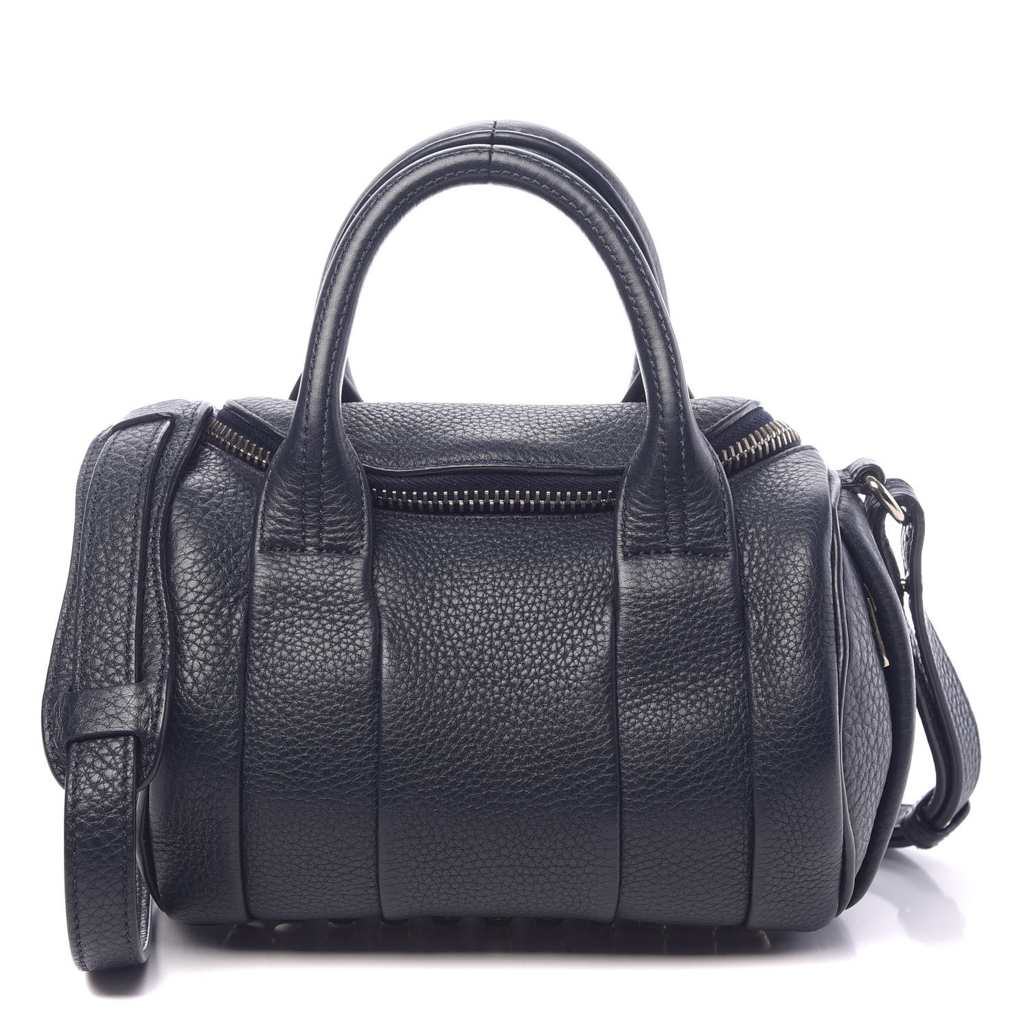 Alexander Wang Pebbled Lambskin Mini Rockie Navy Pale Gold Hardware 1 of 11