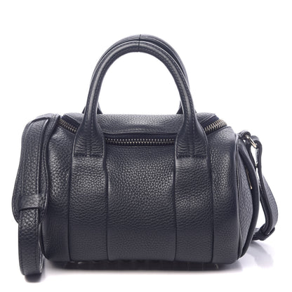 Alexander Wang Pebbled Lambskin Mini Rockie Navy Pale Gold Hardware 1 of 11