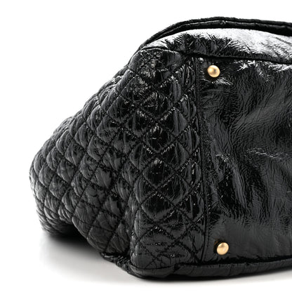 Chanel Vinyl XXL Rock and Chain Flap Black 9 of 12