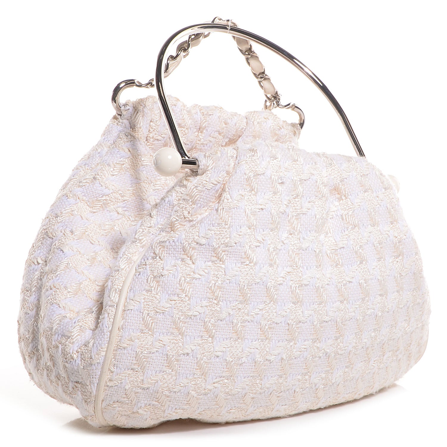 Chanel Tweed Boucle Knitting Bag 3 of 7