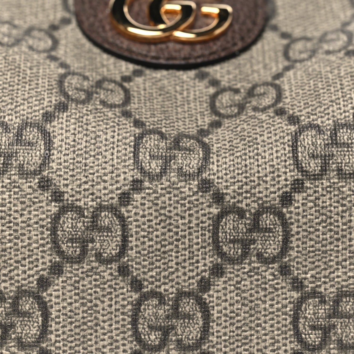 Gucci Soft GG Supreme Monogram Calfskin Medium Ophidia Cosmetic Case Beige Ebony New Acero 8 of 10