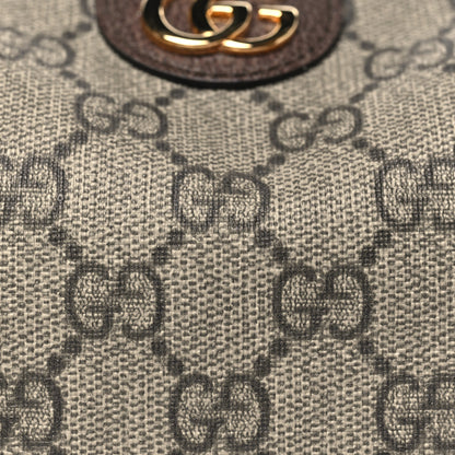 Gucci Soft GG Supreme Monogram Calfskin Medium Ophidia Cosmetic Case Beige Ebony New Acero 8 of 10